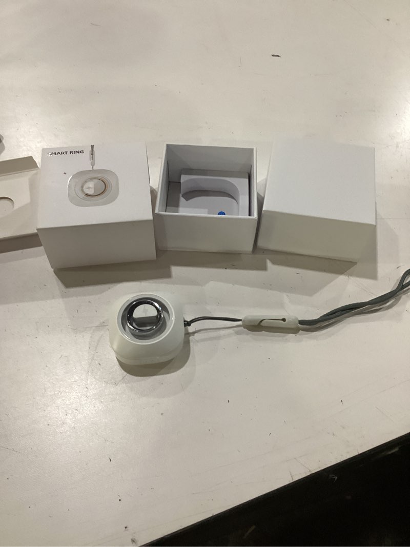Condition photo showing New/Like New for Smart Ring For Women Men, Health Tracker with Heart Rate, Blood Oxygen, Blood Pressure, Sleep Monitor, Step Counting, IP68 Waterproof Fitness ring, No App Fees for iPhone & Android (Silver, 9#) Silver 9#