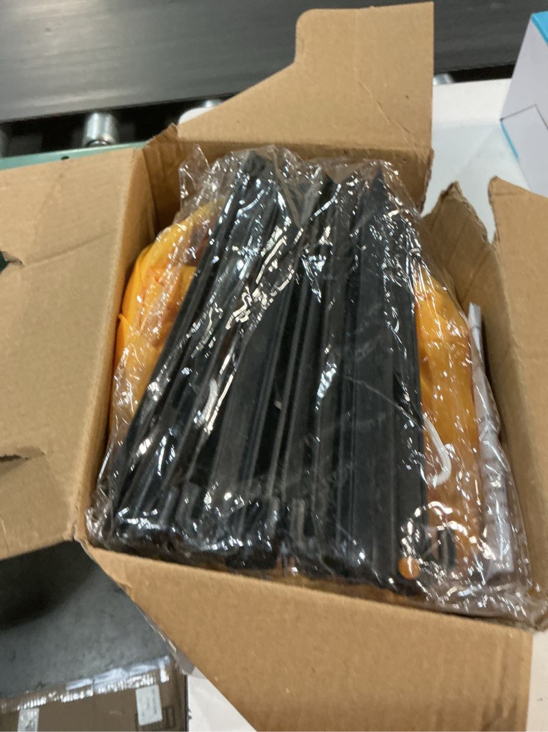 Condition photo showing New/Like New for 8FT Easter Inflatables, Blow Up Sitting Bunny Decorations, Pre-lit Bunny Holding Colorful Eggs Basket, Cute Spring Inflatable Decor for Easter Lawn Yard Party 8ft Sitting Bunny