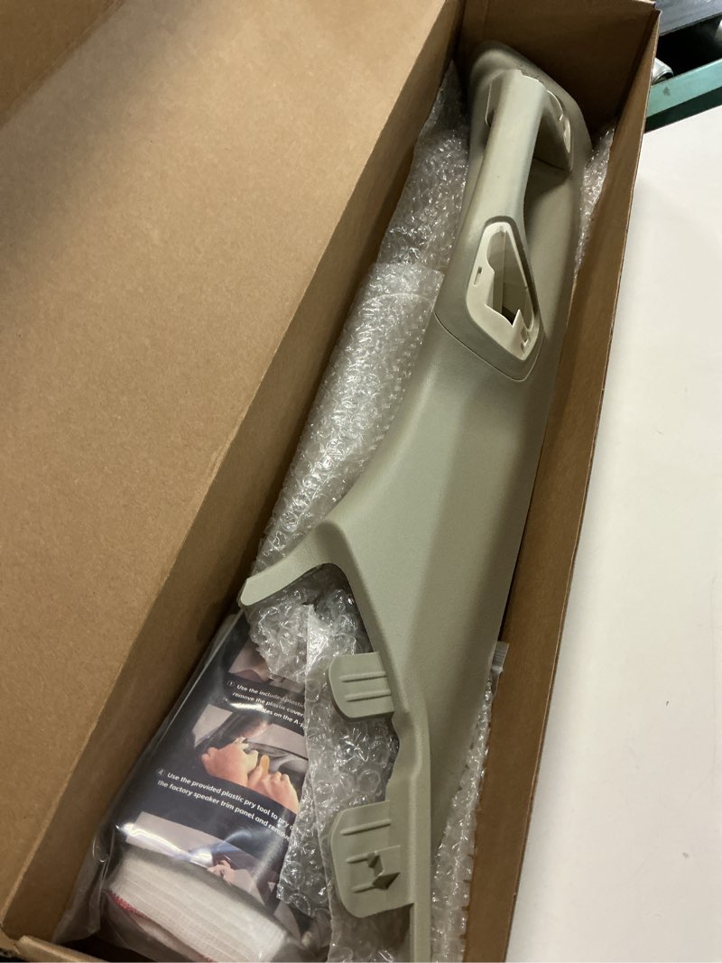 Condition photo showing As Is for (Different color to stock photo) bgucar Driver Side A-Pillar Grab Handle for Toyota Tacoma 3rd Gen (2016-2023), OEM-Style Texture, Matches Passenger Side, Sturdy & No Creaking Noise, Easy Installation (Black) For 3rd Gen Tacoma (2016-2023) Black