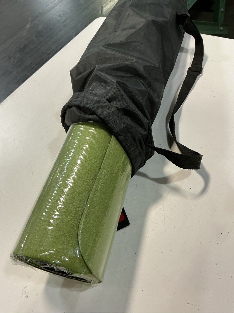 Condition photo showing New/Like New for yoga mat fitness mat eco friendly material sgs certified ingredients tpe specifications 72'' x 26'' thickness 1/4-inch non-slip extra large yoga mat with carry bag (green)