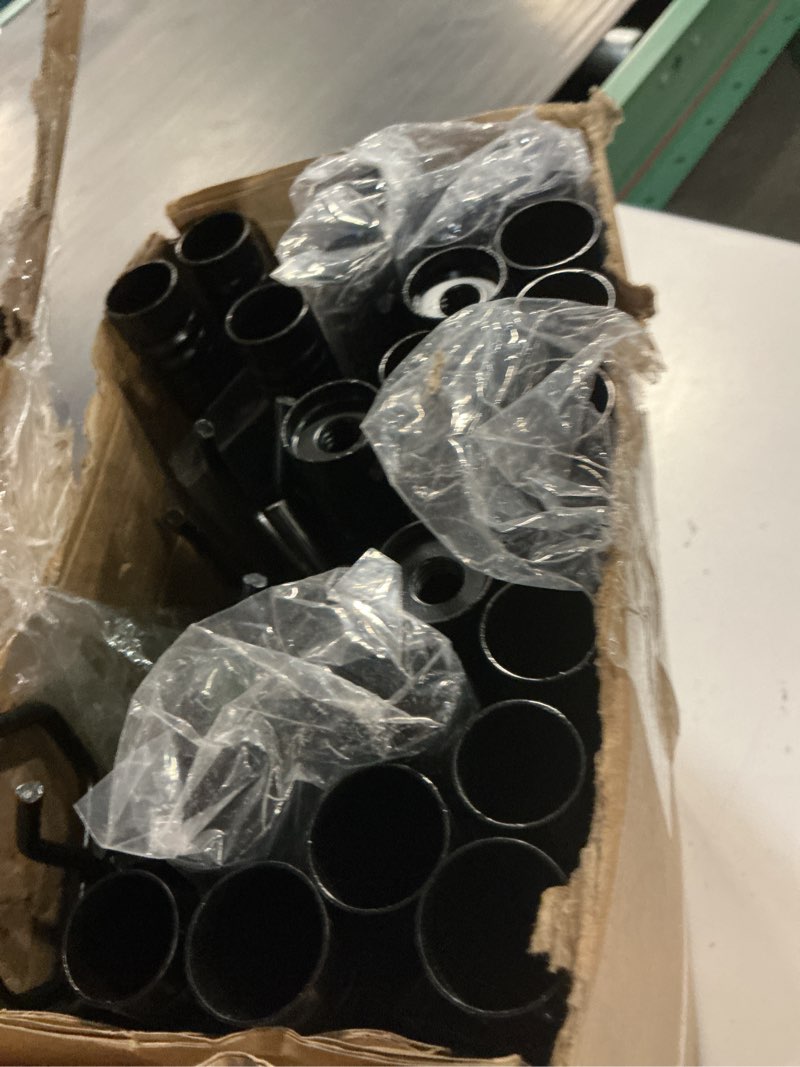 Condition photo showing Good Condition for ahrlhr 8 pack string light poles for deck,5 ft string light poles for outside with fixing clips,metal poles for outdoor string lights, hanging light poles for fence garden backyard wall bistro 8 pack-5ft