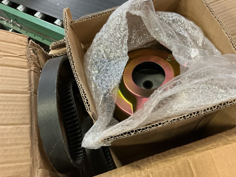Condition photo showing Good Condition for primary & secondary drive clutch w/belt replacement for john deere gator 4x2 6x4, jd 1200a part# am140985, am140967, re28721 primary+secondary+belt
