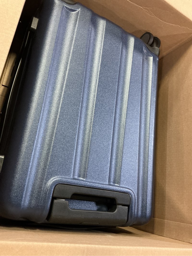 Condition photo showing Good Condition for kroser hardside expandable carry on luggage with spinner wheels & built-in tsa lock, durable suitcase rolling luggage with usb port, carry-on 20-inch, navy blue