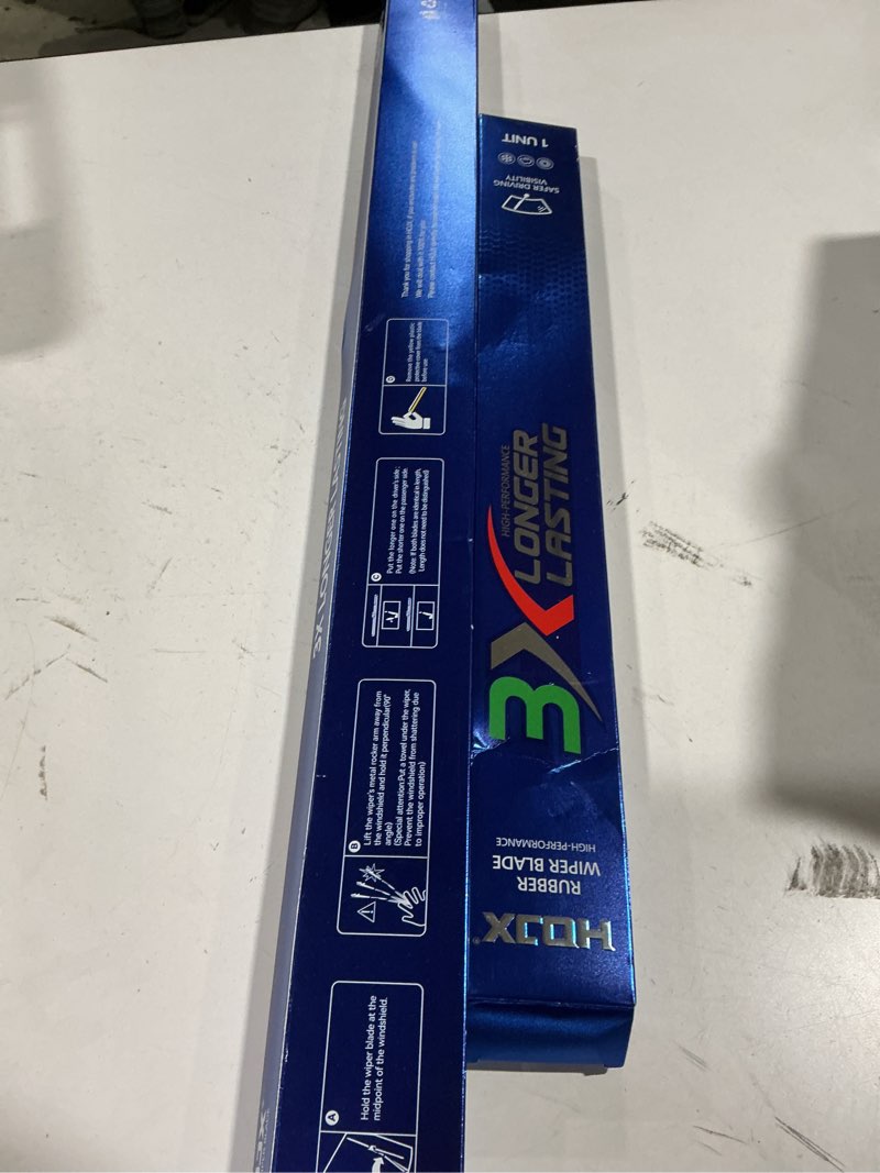 Condition photo showing As Is for Quiet Front Windshield Wiper Blades 26 inch and 16 inch Set of 2, OEM Quality All-Season Windshield Wipers,U&J-Hook for My Car/Automotive Replacement, Easy to Install OEM Replacement Parts Front(26" and 16")