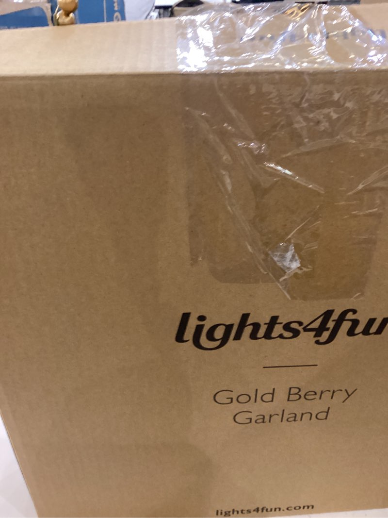 Gold berry garland