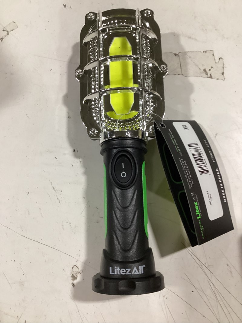 Condition photo showing Good Condition for litezall 500 lumen led classic style hand light with hook and magnet