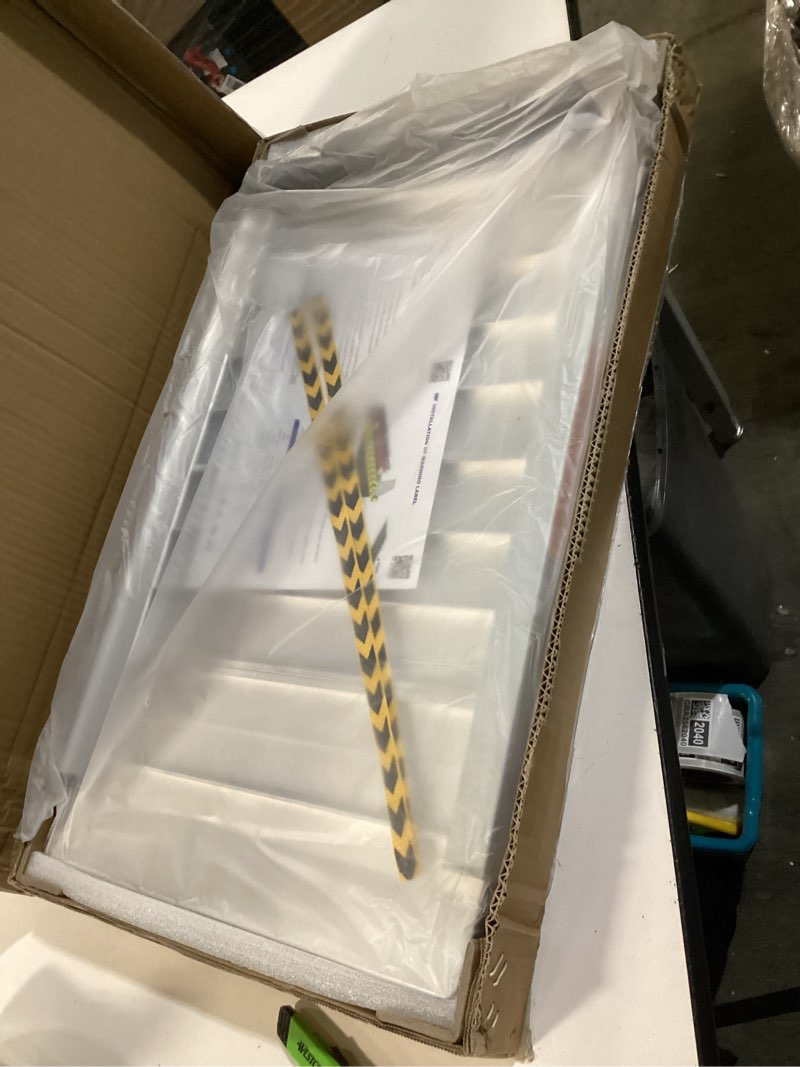 Condition photo showing New/Like New for FACHNUO 2 Feet Portable Wheelchair Ramp, Non-Skid Aluminum Handicap Ramps with Handle, Folding Threshold Wheel Chair Ramp for Home Steps, Stairs, Entry, Threshold, Doorways, Scooter, 800LBS Capacity
