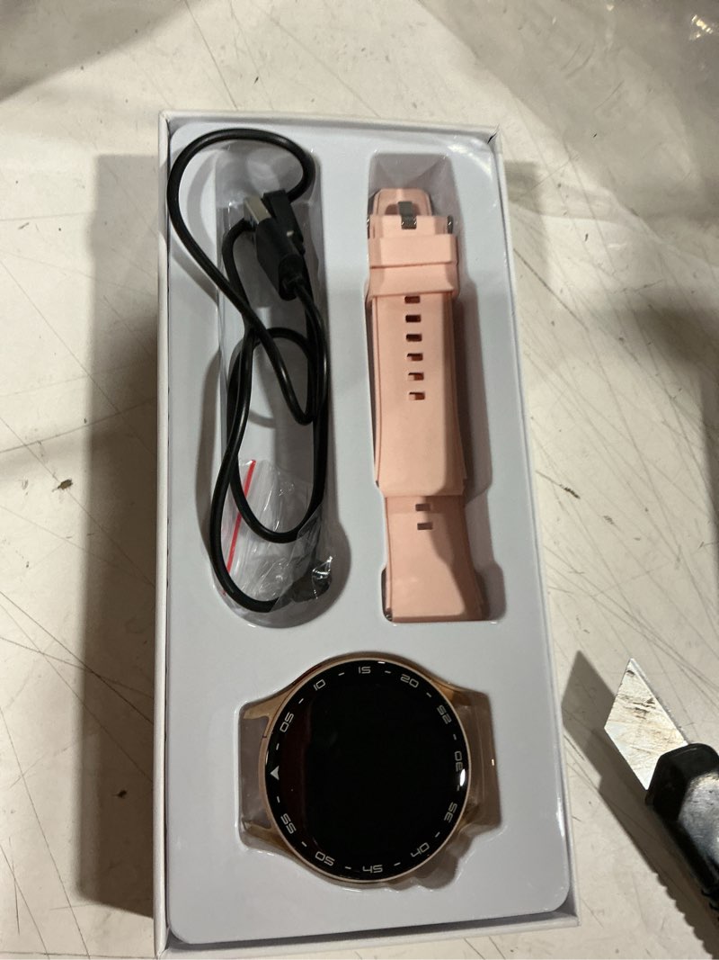 Condition photo showing Good Condition for smart watch with earbuds, 2 in 1 bluetooth smartwatch, 1.39" hd ips screen smartwatch for men women, fitness tracker long time standby men women sports smart watch (pink)