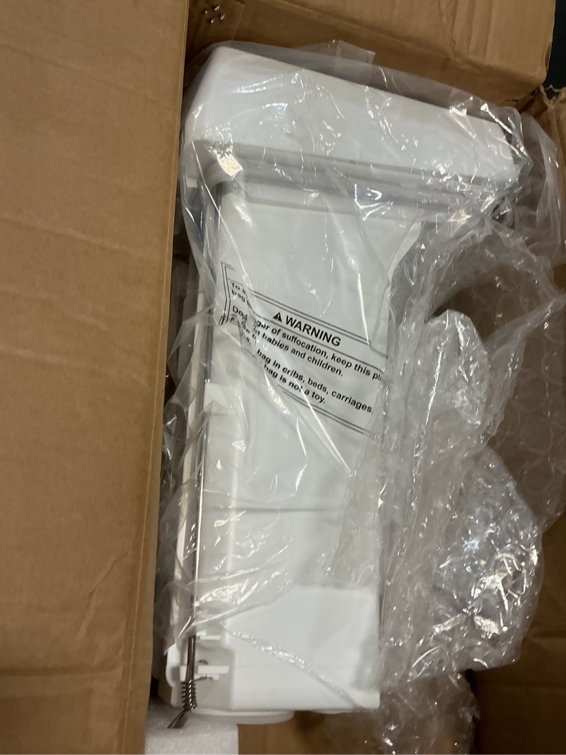 Condition photo showing New/Like New for upgraded da97-20156a da97-20156b refrigerator ice bucket compatible with samsung ice bucket replacement samsung ice bin container rf28r7201sr rf28hmedbsr rf28r6201sr rf27t5201sr ice maker tray parts