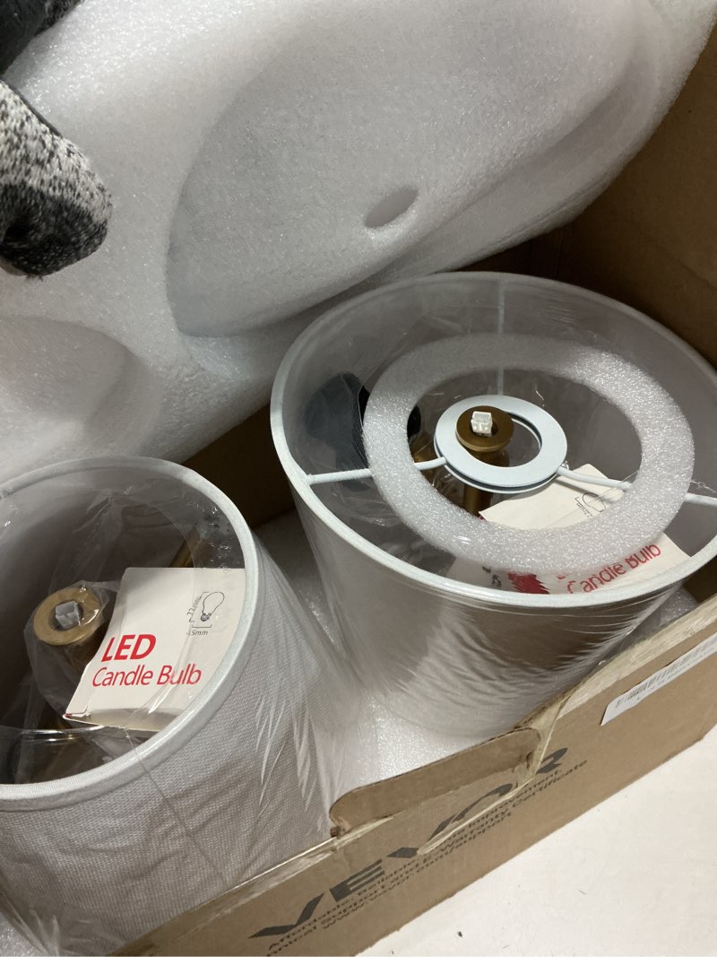 Condition photo showing Good Condition for uuffoo 2 Pack Rechargeable Table Lamp with Timer Battery Operated Cordless Table Lamps with 3 Colors Stepless Dimming, Desk Night Light for Restaurant, Patio, Bedroom, Bar (Electroplated Gold) 2PCS Electroplated Gold