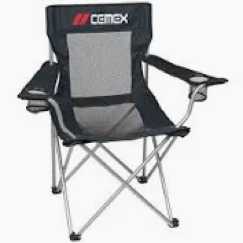 JKLESA XL Heavy Duty Camping Chair 396lb Capacity (525lb MAX) - Waterproof 1680D Oxford - Oversized 