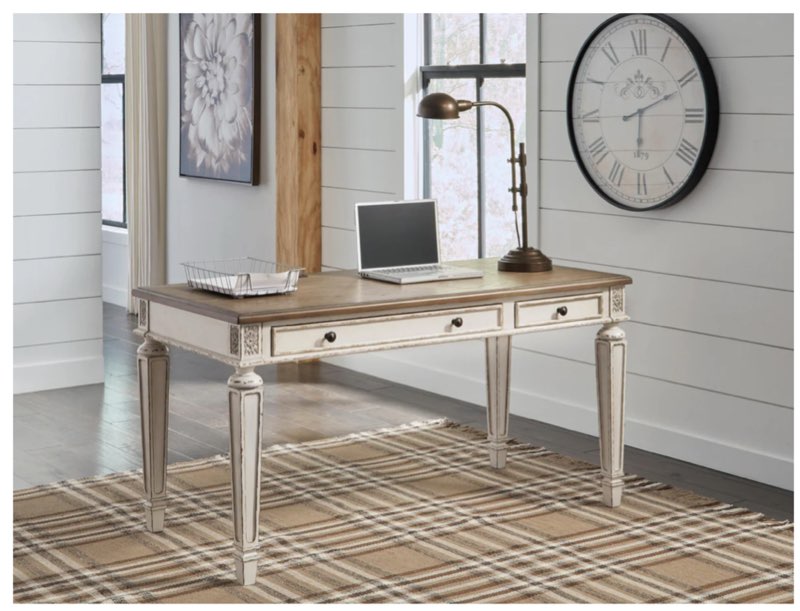 signature design by ashley realyn h743-34 home office desk