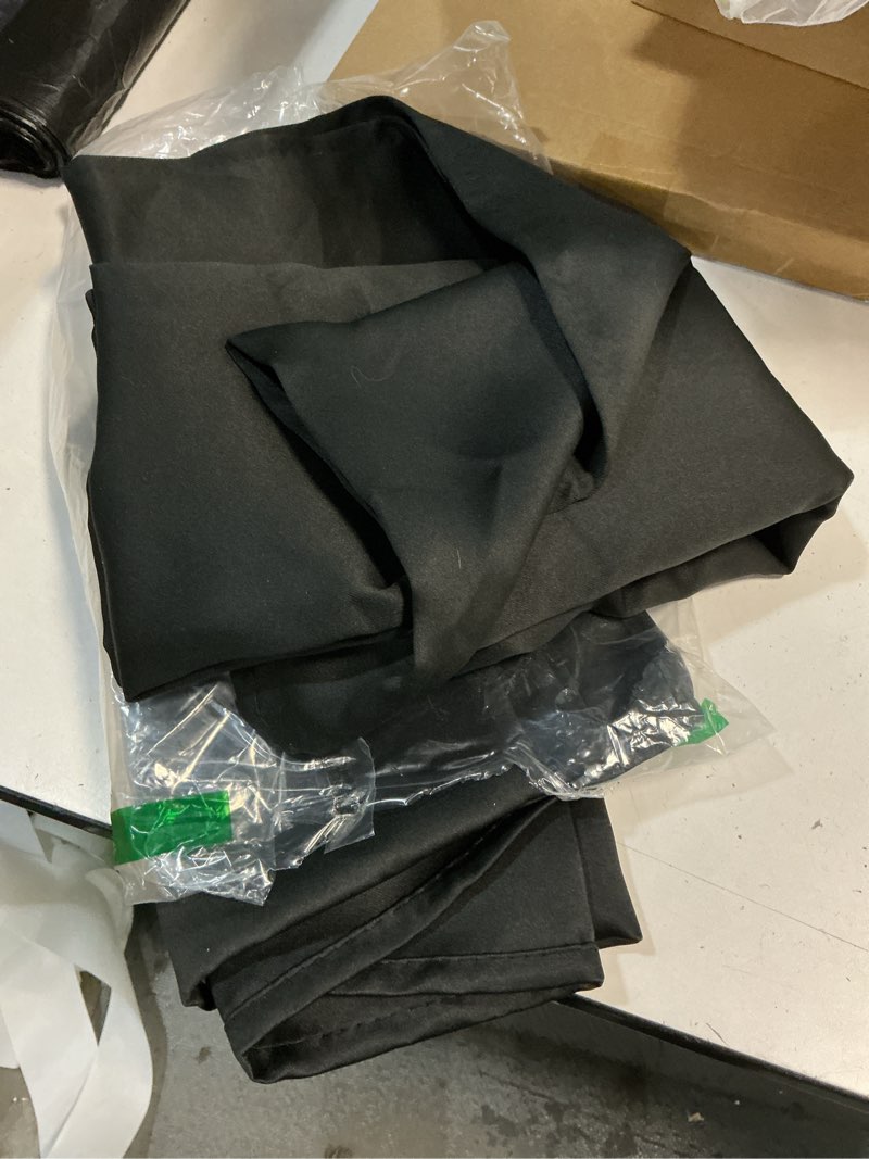 Condition photo showing Good Condition for nicetown black out curtain panels for kitchen - energy smart decoration thermal insulating blackout drapes/draperies for small window (2 panels, 42 inches wide by 54 inches long) black 42"w x 54"l (pack of 2)