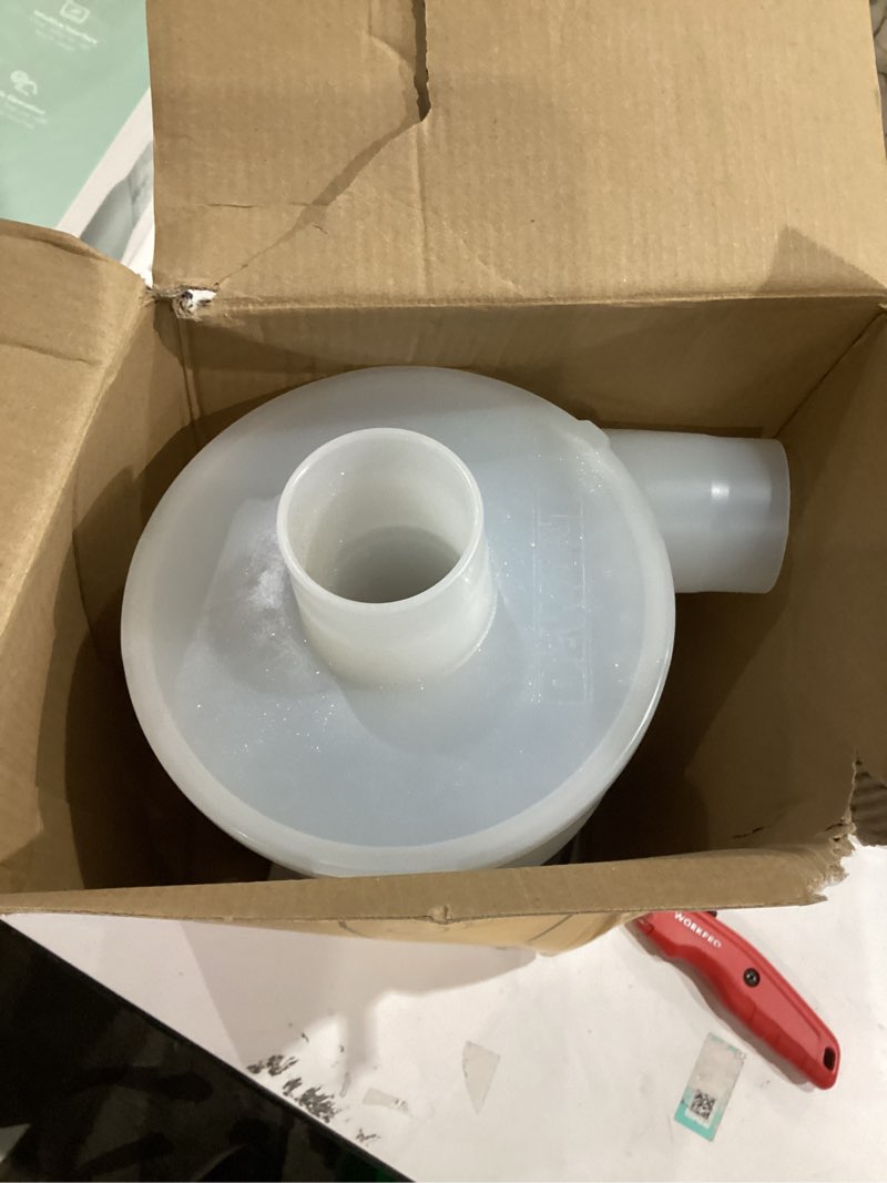 Condition photo showing As Is for Dewalt Dust Separator for Wet/Dry Shop Vacuums, Cyclone Dust Collector Up To 99.5% Efficiency, High-performance Cycle Powder Collector Filter, Dust Collector Model: DXVCS001