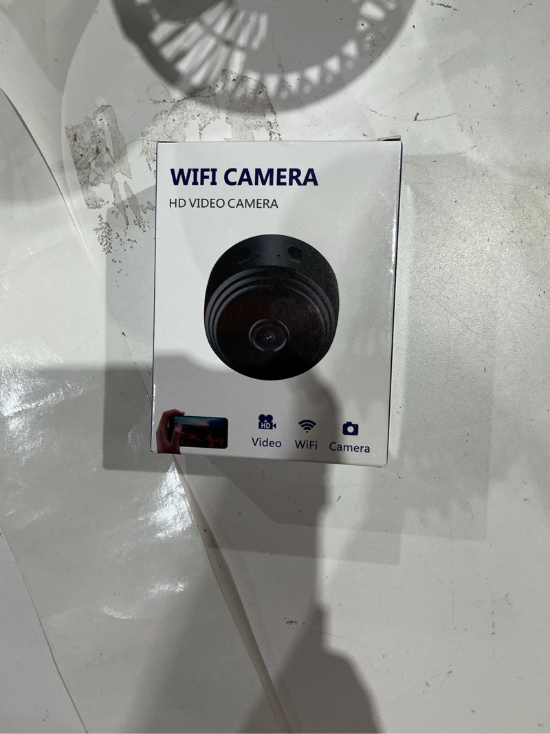 Condition photo showing As Is for 1pcs only 0.9 inch hidden camera with audio/video mini small spy home indoor night vision motion detection baby monitor wireless outdoor nanny wifi espias security secret (1, black, mini) black mini 1