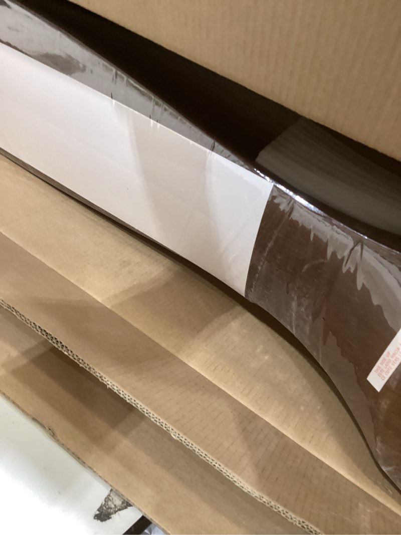 Condition photo showing Good Condition for heimo 60 Inch Outdoor Ceiling Fan No Light?Wood Ceiling Fans Without Lights for Patios Bedroom Living Room Indoor Outside Reversible Ceiling Fan for Angled Sloped Ceiling(Walnut) Walnut 60 in