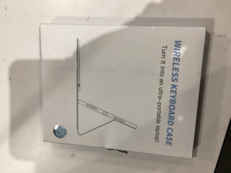 Condition photo showing New/Like New for harvopu compatible for ipad 11th 10th generation case with keyboard, folio cover with pencil holder, multi-touch trackpad, 7 color backlit, detachable keyboard for ipad (a16) 11th/10th gen (sky blue) sky-blue