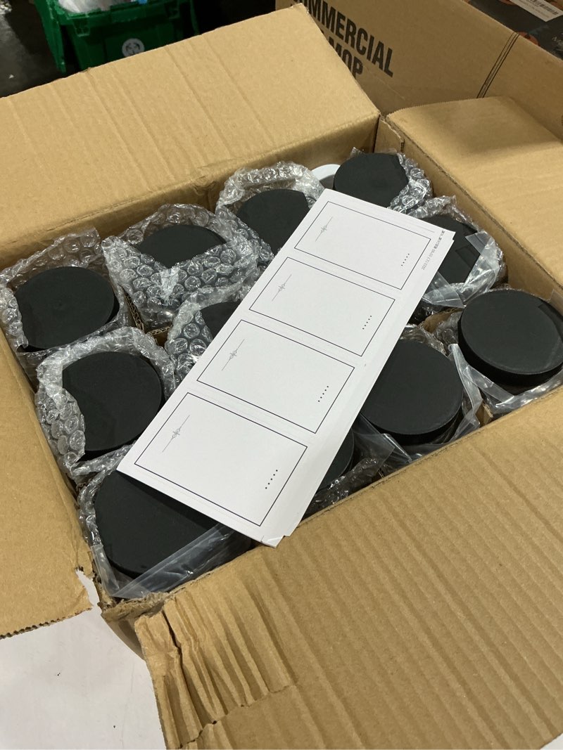 Condition photo showing Good Condition for 12 PACK, 16 OZ Glass Juice Bottles with Airtight Lids, Bonus 2 Straws & Perforated Lids, Reusable Juicer, Juicing Bottle - Clear Drinking Jars Cups, Water Bottles, Travel Juice Container, Black Caps Black Lids