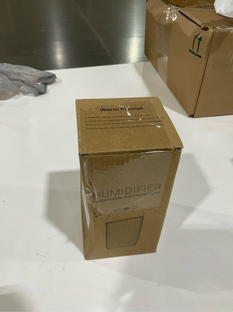 Condition photo showing As Is for Mini USB Humidifier - Large Capacity, Ultra-Quiet 20dB, 2 Modes (Continuous/Intermittent) with Anti-