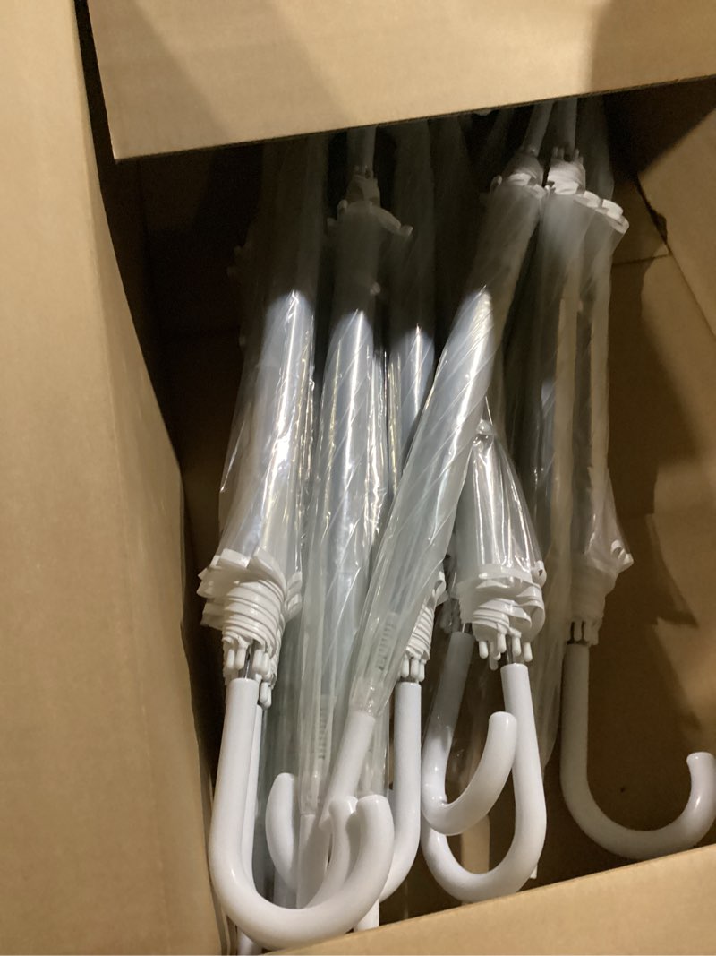 Condition photo showing Good Condition for ANABIUP 14 Pack Wedding Umbrellas, Windproof Bulk with Thank You Tags, Large Dome Guest Favors for Wedding Party & Outdoor Photography Without Basket