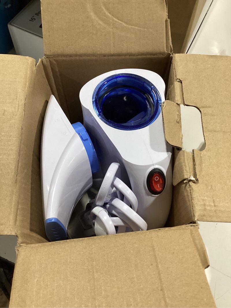Condition photo showing Good Condition for hilife steamer for clothes, portable handheld clothing steamer, 240ml big capacity, 700w, strong power, fabric quick wrinkle remover with brush for home, office(only 120v) -blue