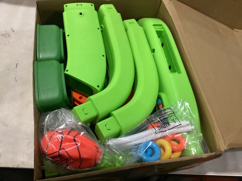 Condition photo showing Good Condition for toddler basketball hoop & soccer goal toy,dinosaur toys with light & music,musical toys for 1 year old boy girl learning toy for toddlers 1-3 birthday gifts for 1 year old boys
