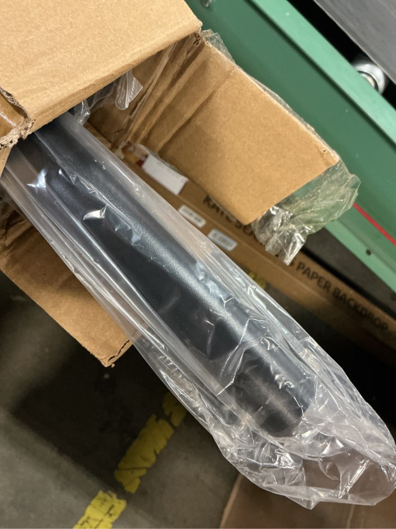 Condition photo showing Good Condition for tension curtain rod 51-165in(4.25-13.75ft), extra long outdoor curtain rod no drilling for window or bathroom patio, adjustable spring shower rod, easy to install never rust, rod diameter 1.26in-black black 51''-165''