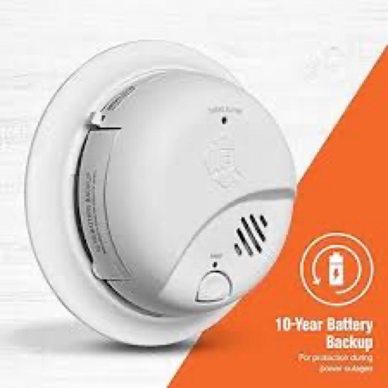 First Alert SMI105-AC, Interconnect Hardwire Smoke Alarm with 10-Year Battery Backup, 2-Pack