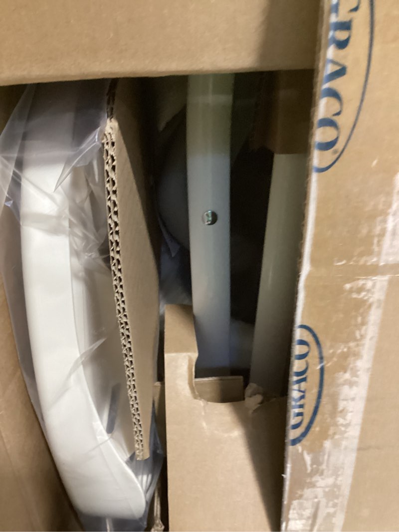 Condition photo showing New/Like New for Graco Slim Snacker High Chair, Ultra Slim, Fast-Folding, Multiple Recline Positions, Comfortable Feeding, Whisk