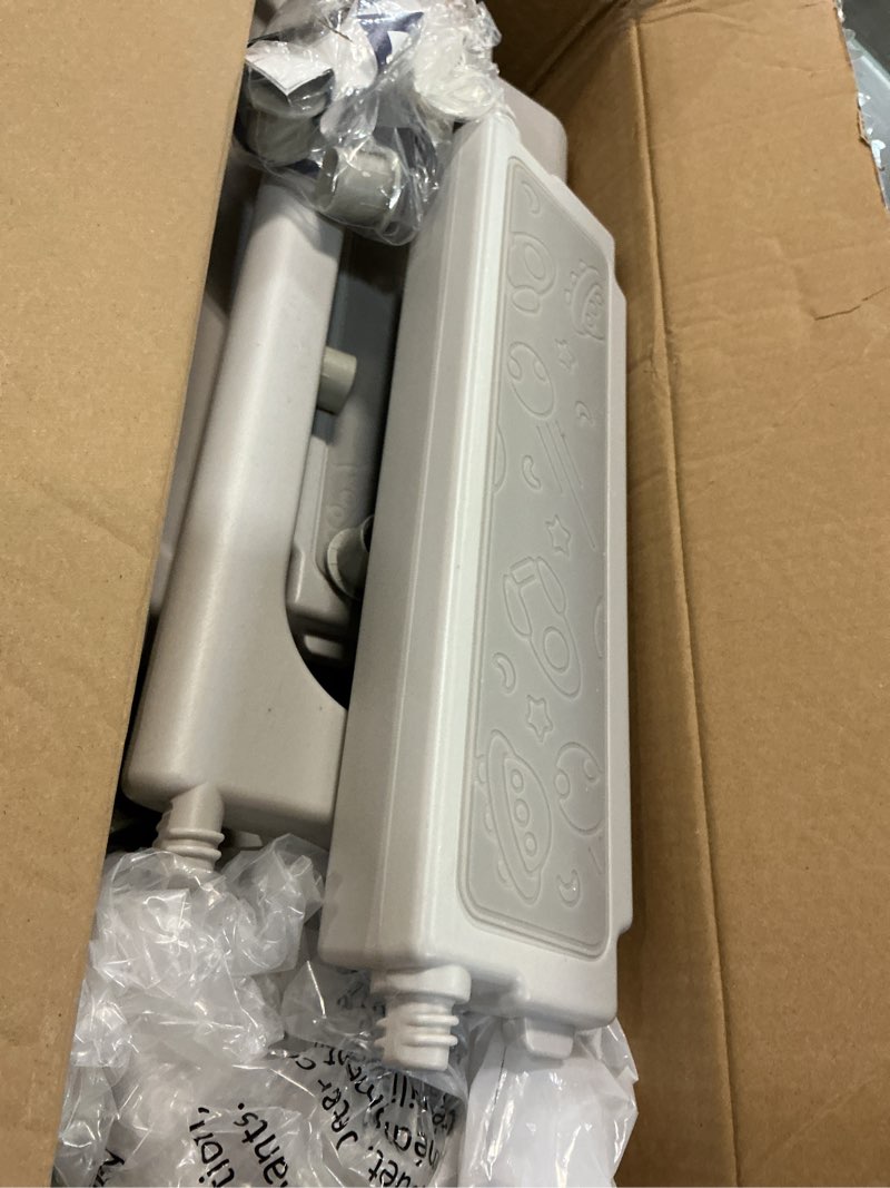 Condition photo showing As Is for Mloong Kids Step Stool Foldable for Bathroom Sink, Easy Folding Non-Slip Bathroom Stool Toilet Potty Training, Adjustable Toddler Ladder Kitchen Counter Helper