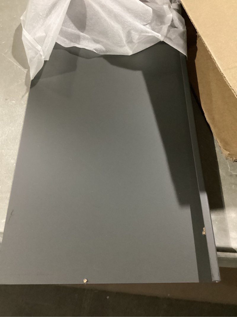 Condition photo showing Good Condition for Penwlled Window Sill Extender Plate, 23.6inch Carbon Steel Storage Shelf, Heavy Duty Countertop Extension Board with Magnetic Base for Kitchen Organization Storage (23.6x7.8in/60x20cm) Grey 23.6x7.8in/60x20cm