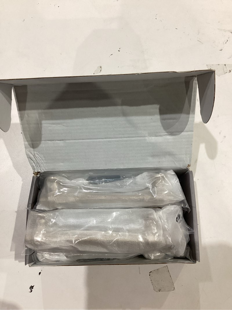 Condition photo showing As Is for Amerdeco 10 Pack Champagne Bronze Cabinet Pulls 5 Inch(128mm) Hole Center Drawer Pulls Cabinet Hardware Kitchen Cabinet Handles for Bathroom Dresser Pulls ZH0069 5"/128MM Hole Center 10 Pack Champagne Bronze