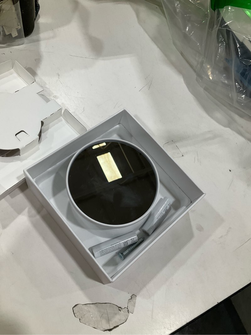 Condition photo showing As Is for google nest thermostat - smart thermostat for home - programmable wifi thermostat - snow