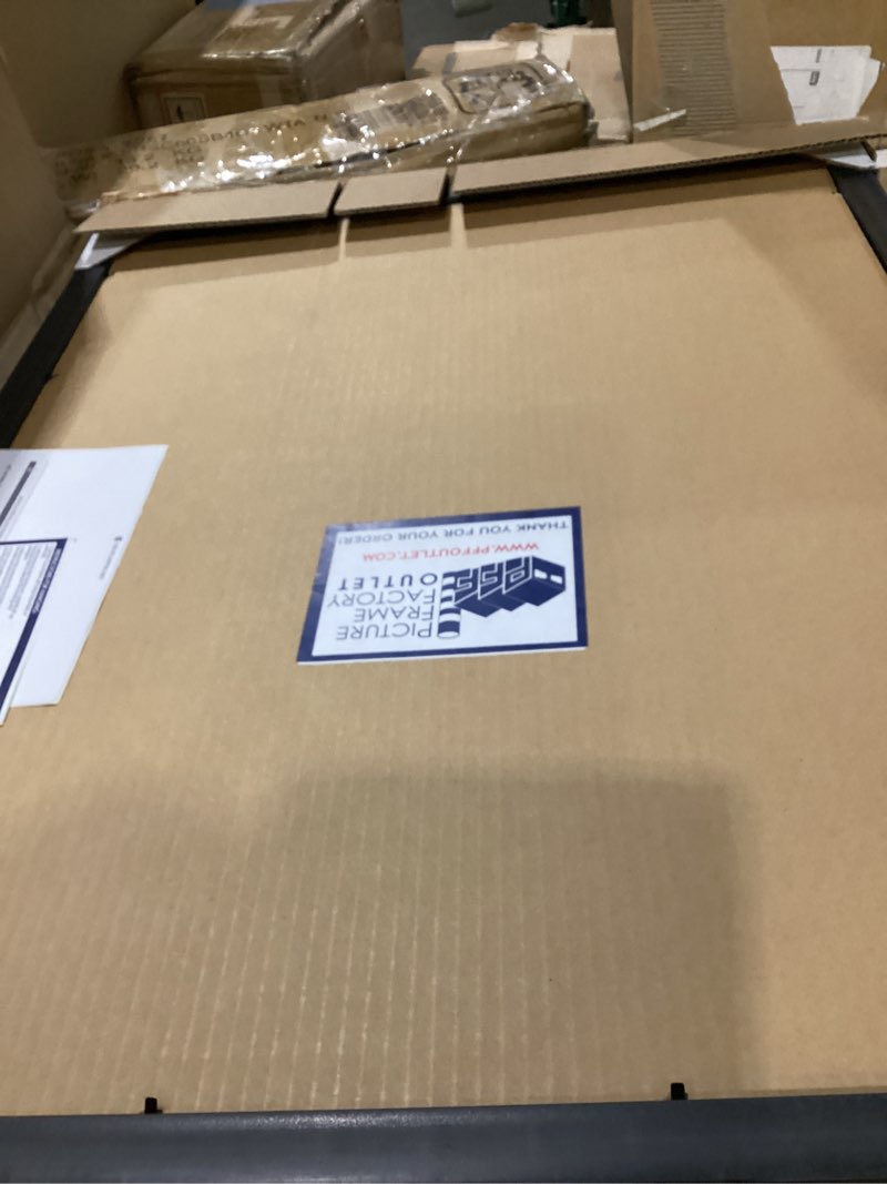Condition photo showing Good Condition for pffo 22x28 black picture frame for photos, prints, or posters, wall decor | a lightweight, shatter resistant acrylic front, made in the usa for a gallery display black 22x28