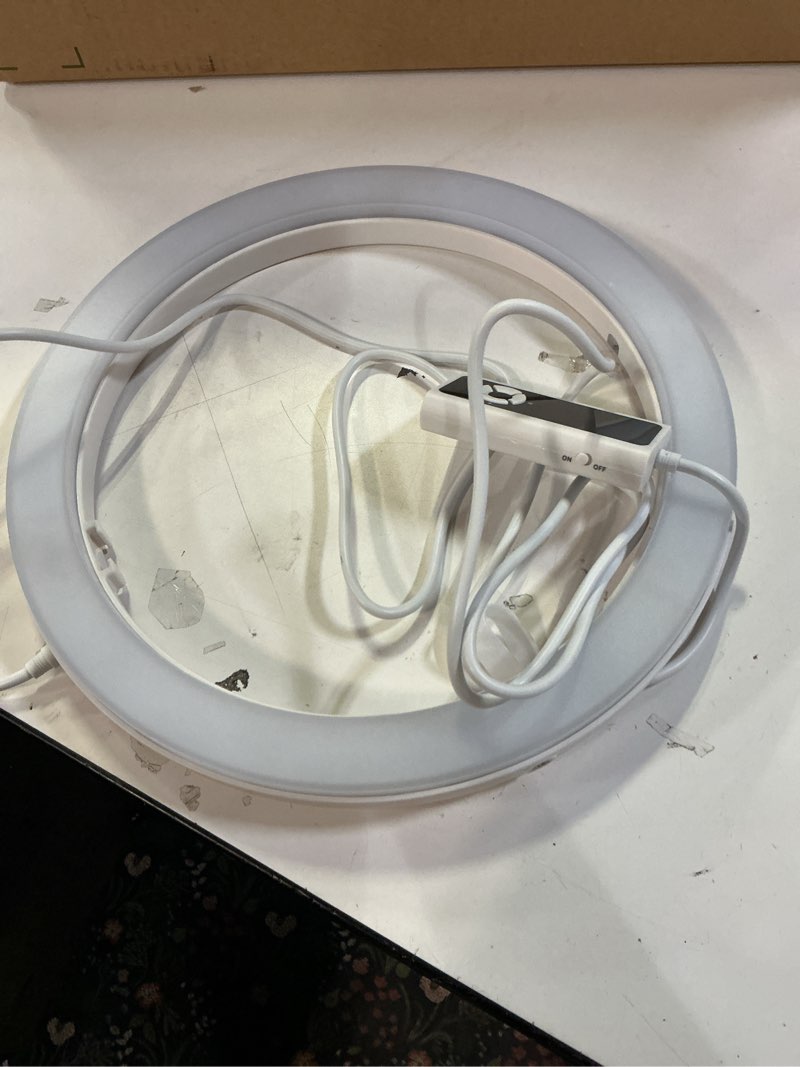 Condition photo showing As Is for (Missing pieces) NEEWER RH12B Pro 12\" 30W High Power LED Ring Light with 71\" Tripod Stand Compatible with iPhone, 329