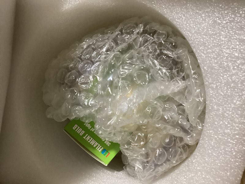 Condition photo showing Good Condition for Vintage Wall Sconce Wall Lamp Amber Tulip Shade Pattern Glass Adjustable Chain Retro Gold Wall Mounted Light, Wall Lamp Fixtures Decor for Bedside Bedroom Indoor Doorway Tulip-Amber Hardwired-Long Cord