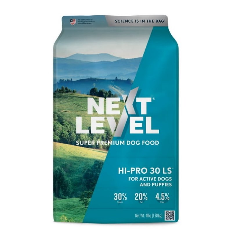 BB:(3/03/26) Next Level Hi-Pro 30 LS Dry Dog Food, 4 lb Bag