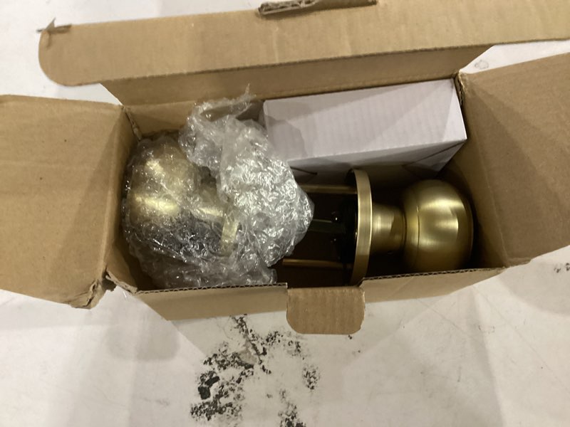 Condition photo showing Good Condition for goldenwarm gold interior door knobs, interior door knobs bedroom, privacy door knobs, brushed gold door knobs interior(gold)