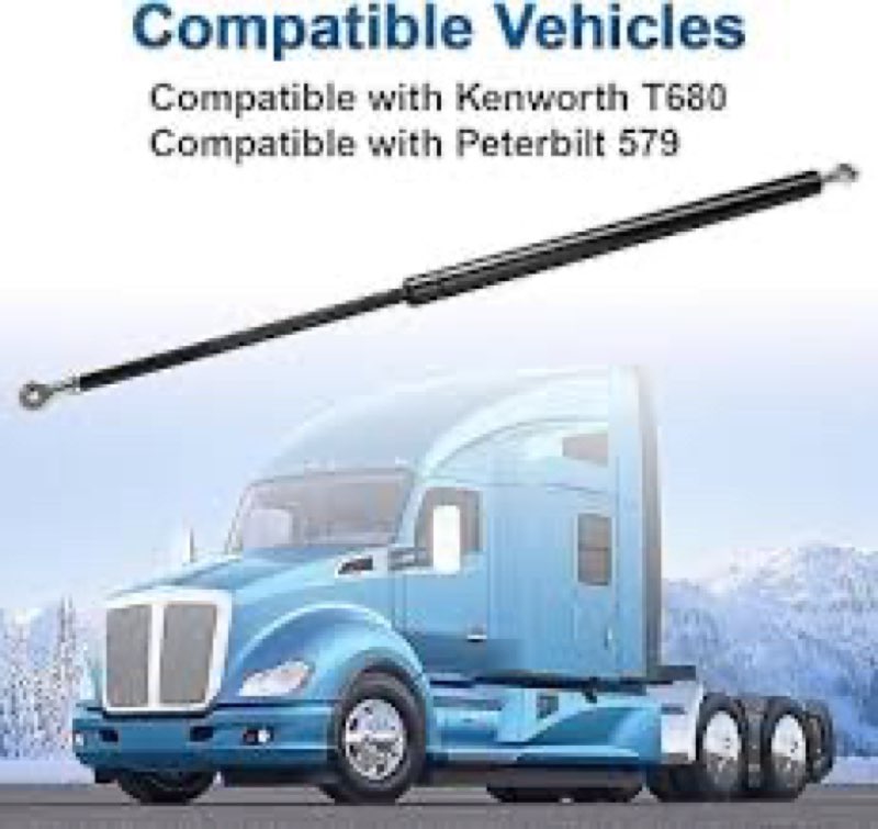 Hood Lift Support Strut Shock Compatible with Kenworth T680 Peterbilt 579 Hood Shock Replacement for L71-6008 L716008 L71-6020 L716020 A99608 23-K2386 Trucks Hood Strut