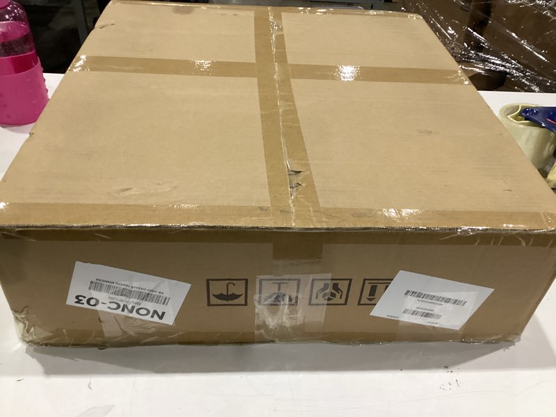 Condition photo showing New/Like New for 2pack pull out cabinet organizer, 21"deep, 20"wide full-extension heavy duty slide out drawers fixed with adhesive nano, roll out shelves sliding cabinet for kitchen,bathroom,pantry,under sink(white) white 20"wide-21"deep (2pack?