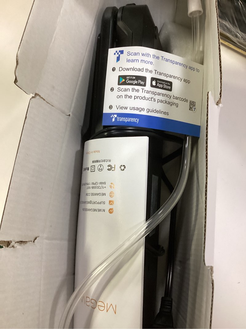 Condition photo showing As Is for MegaWise Vacuum Sealer Machine | 80kPa Suction Power| Bags and Cutter Included | Compact One-Touch Automatic Food Sealer with External Vacuum System | Dry Moist Fresh Modes for All Saving needs Black 16.14 x 5.59 x 4.02 inches Sealer