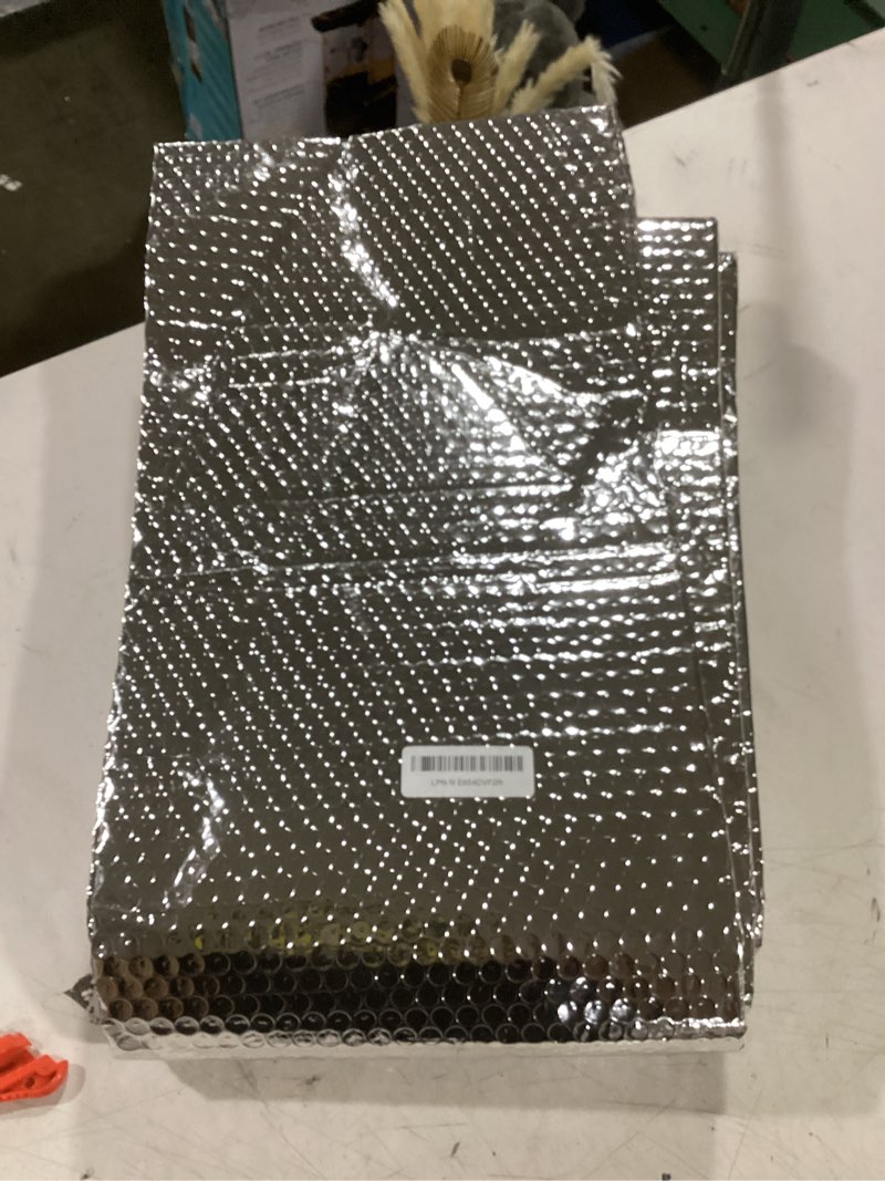 Condition photo showing Good Condition for dgsl double reflective bubble foil insulation foam, 23.6in x 20ft window insulation for summer heat reflective window film for window, garage door, rv, roof 1 23.6in x 20ft