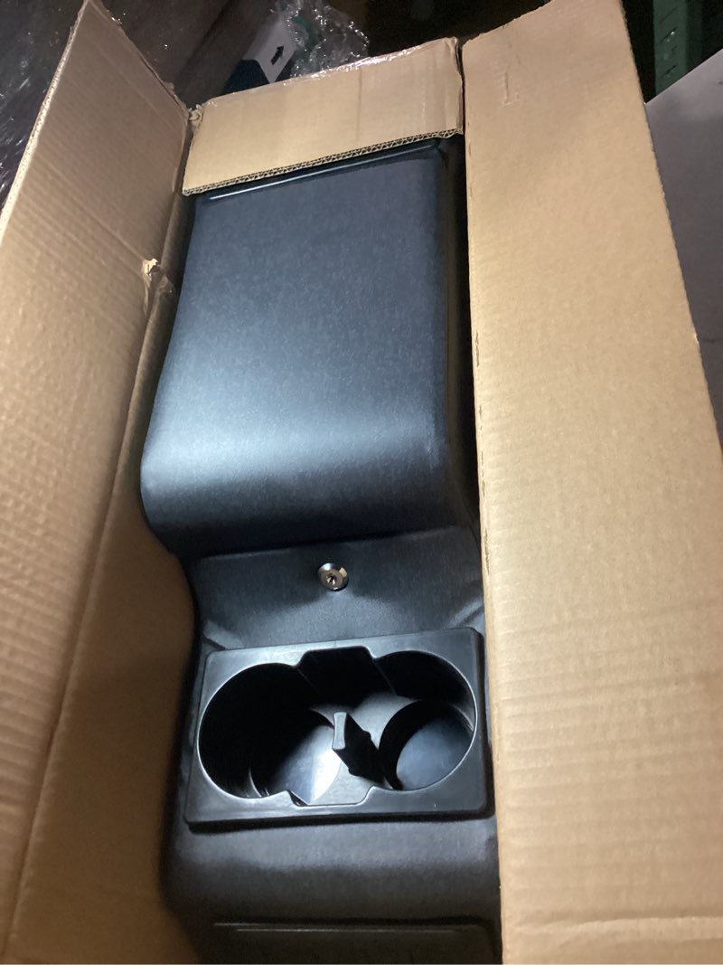 Condition photo showing New/Like New for 31515 Deluxe Locking Center Console Compatible for Jeep CJ-5 1976-1983, CJ-7 1976-1986, Wrangler YJ 1987-1995 (Black)