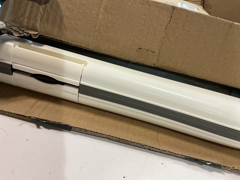 Condition photo showing As Is for Amazon Basics Dog Training Pad Holder, Secured Latches, Extra Thick and Non-Slip, Recycled Plastic, 28 x 34 inch, L, White and Charcoal 28'' X 34''