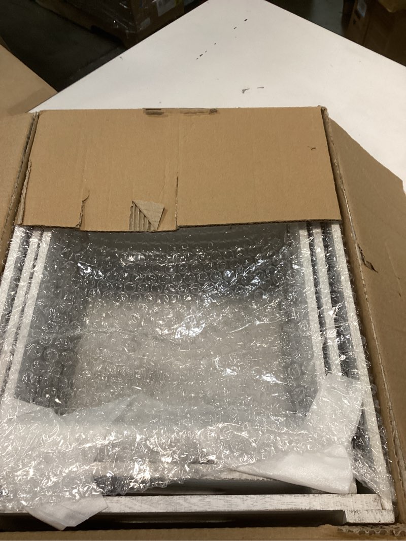 Condition photo showing Good Condition for Storage Crates 3 Pcs Wooden Crates Decorative Boxes,Nesting Storage Container Rustic White,Boxes for Storage, Display,Decor