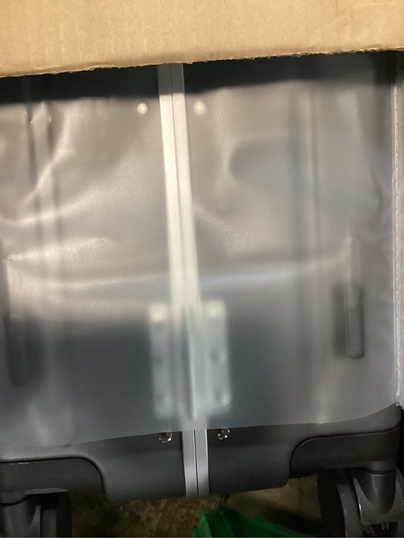 Condition photo showing Good Condition for mrplum carry on luggage double handle suitcase with net pocket,hard shell spinner wheels luggage with tsa lock&seat belt,20 inch,grey