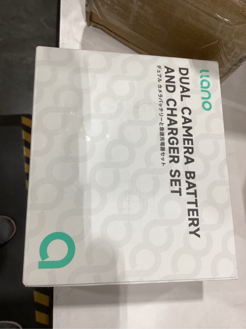 Condition photo showing Good Condition for dual camera battery and charger