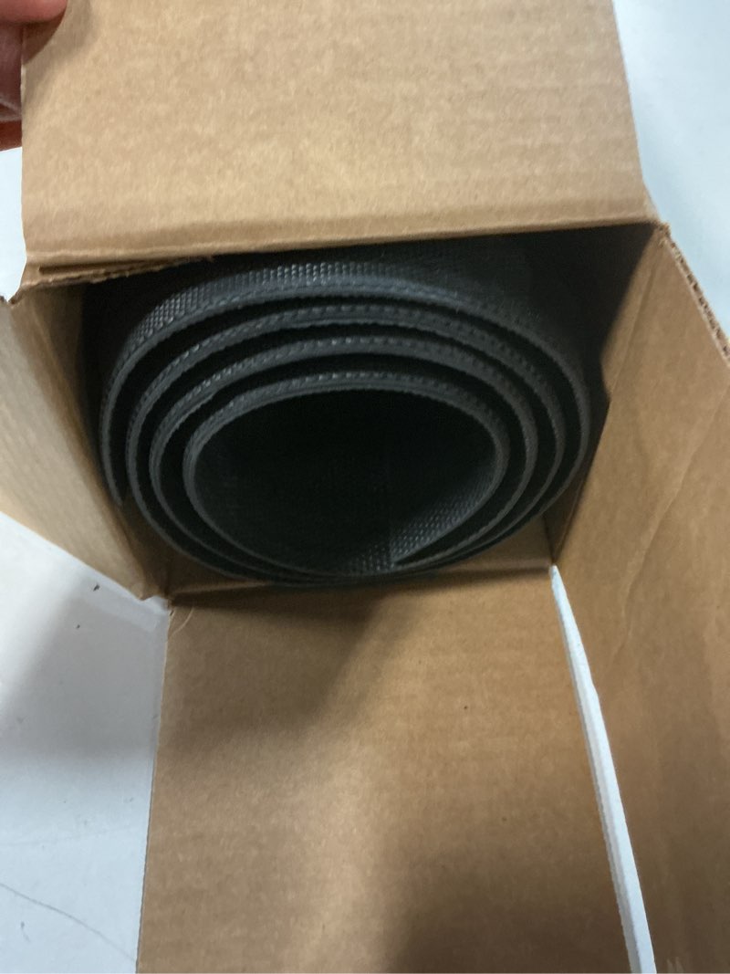 Condition photo showing Good Condition for Smiry Front Door Mat Outside Entrance, Heavy Duty Outdoor Indoor Natural Rubber Doormat, Non Slip, Trap Dirt and Moisture, Easy Clean, Low Profile Patio Porch Entryway Mat, 47x32, Navy Blue Navy Blue Rectangular 47" x 32"