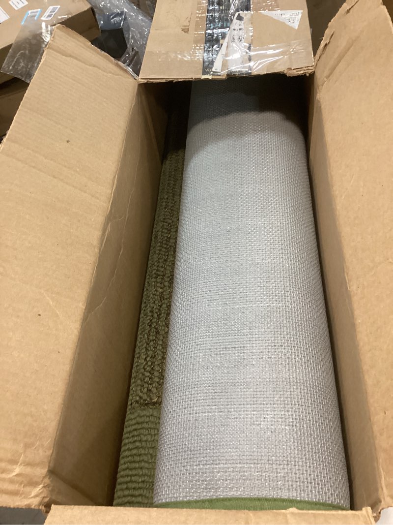 Condition photo showing Good Condition for BEQHAUSE Indoor Door Mat 36" x 60", Dirt Trapper Door Mats Non-Slip Entryway Rugs Washable, Resist Dirt Absorbent Welcome Mat, Low Profile Floor Mats for Front Back Door and Entryway, Green Green 36" x 60" (Rectangular)