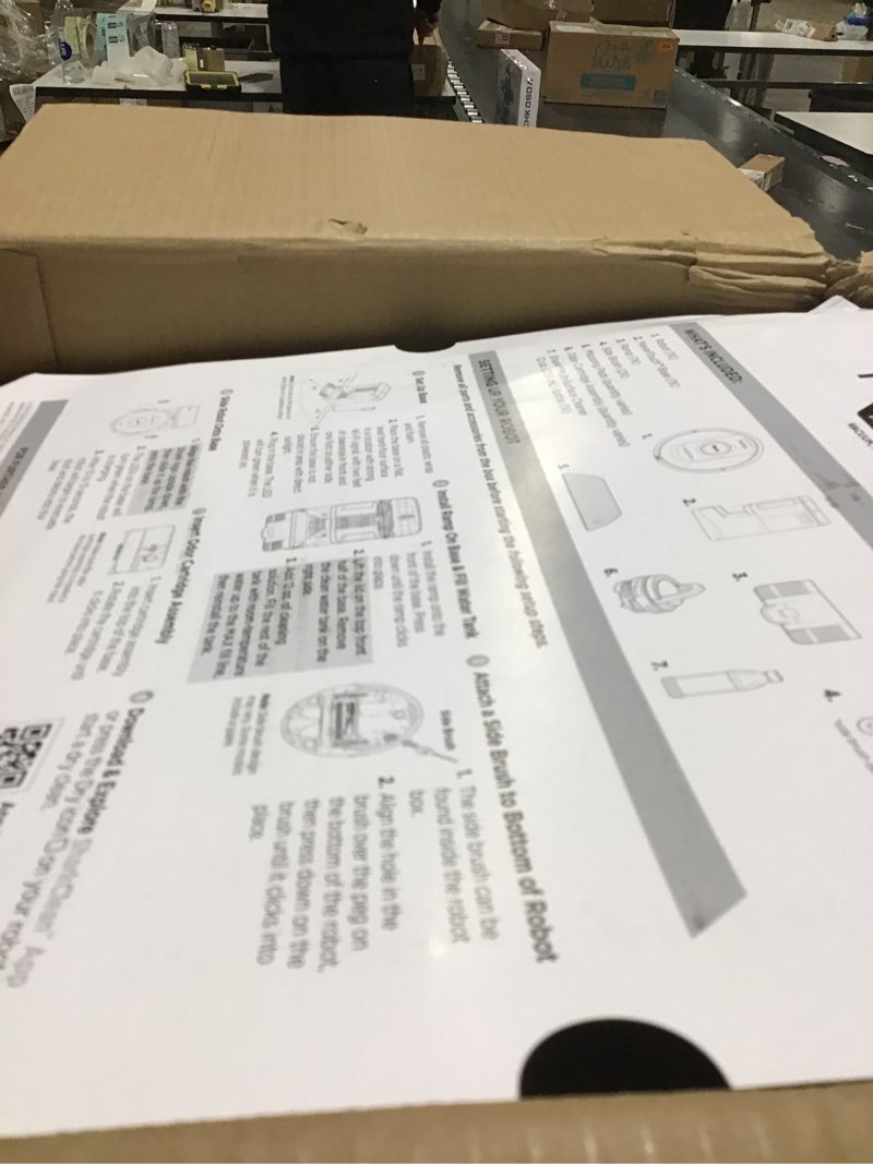 Condition photo showing New/Like New for Shark Robot Vacuum & Mop Combo, PowerDetect NeverTouch Pro, Self-Emptying, Self-Refill with Self-Clean Pad Wash & Dry, 60-Day Debris Capacity, 30-Day Refill Tank, 5 Technologies, Black, AV2810ZEBK Pet Plus W/D AutoRefill+SelfClean-Black